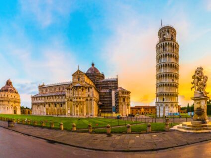 cidade de Pisa no Norte de Itália