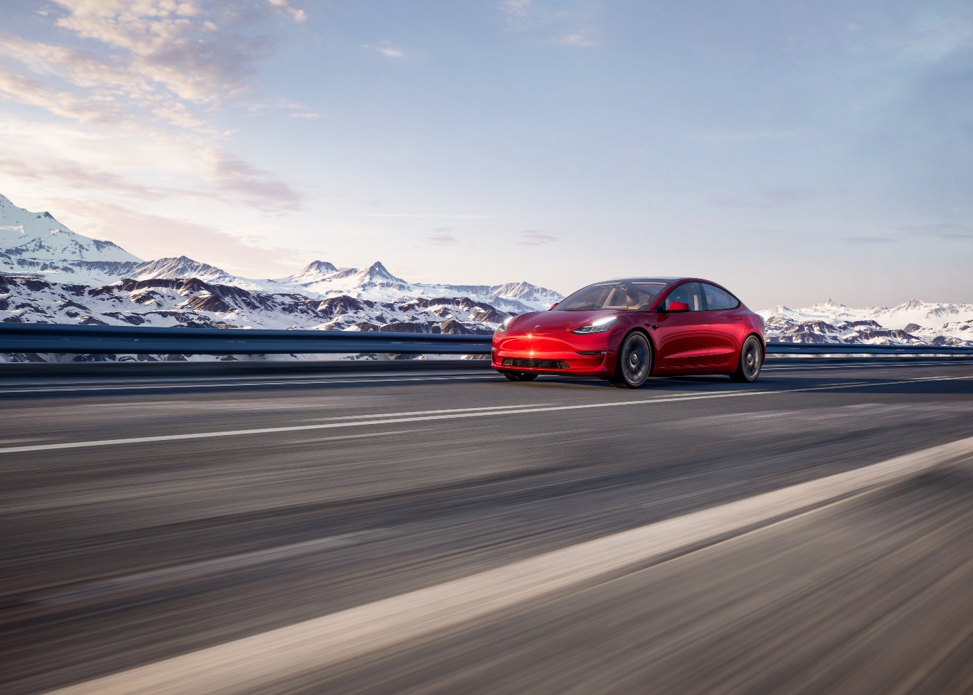 Tesla Model 3, um dos carros elétricos com maior autonomia