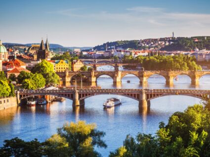pontes de Praga