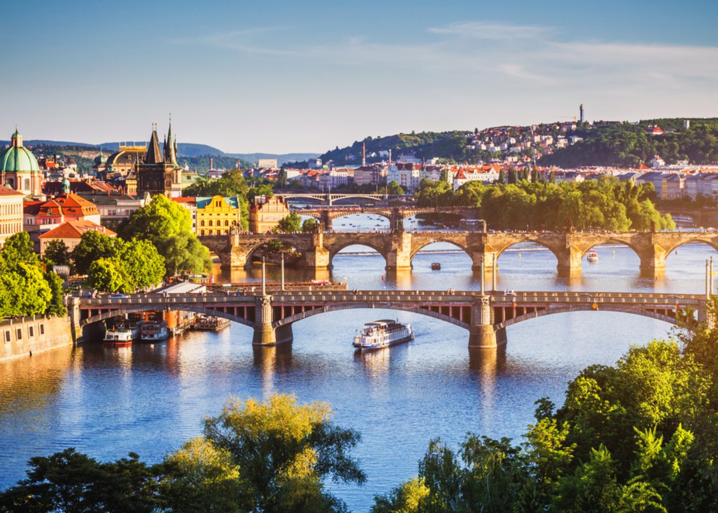pontes de Praga