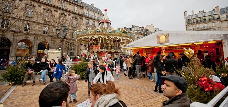 mercado de natal em paris
