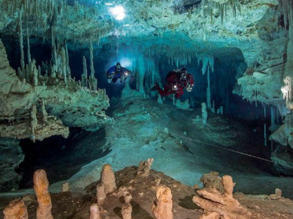 Uma descoberta recente revelou a maior gruta subaquática do mundo