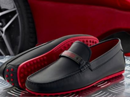 Sapatos Ferrari: a velocidade nos pés