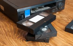 Cassetes de VHS para converter em digital