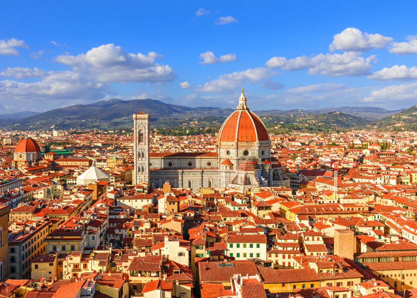 Panorâmica de Florença em Italia