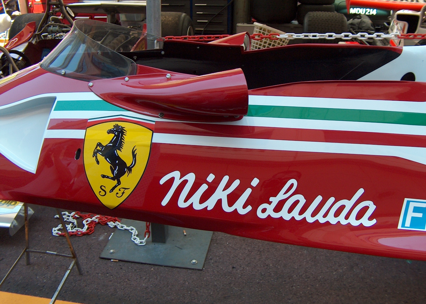 carro de fórmula 1 de Niki Lauda