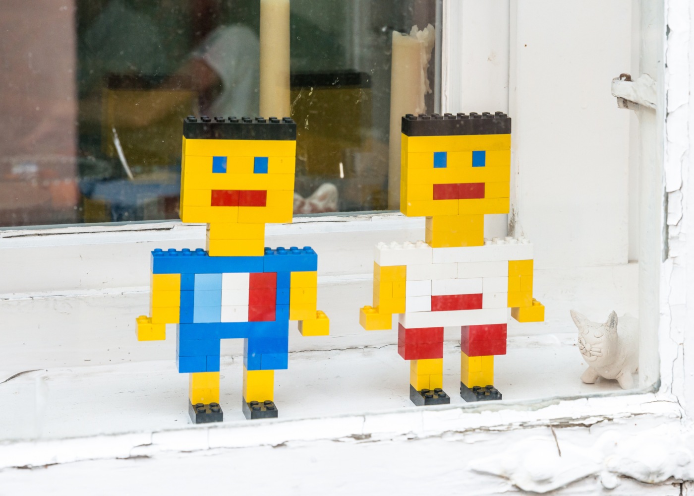Bonecos feitos com Lego