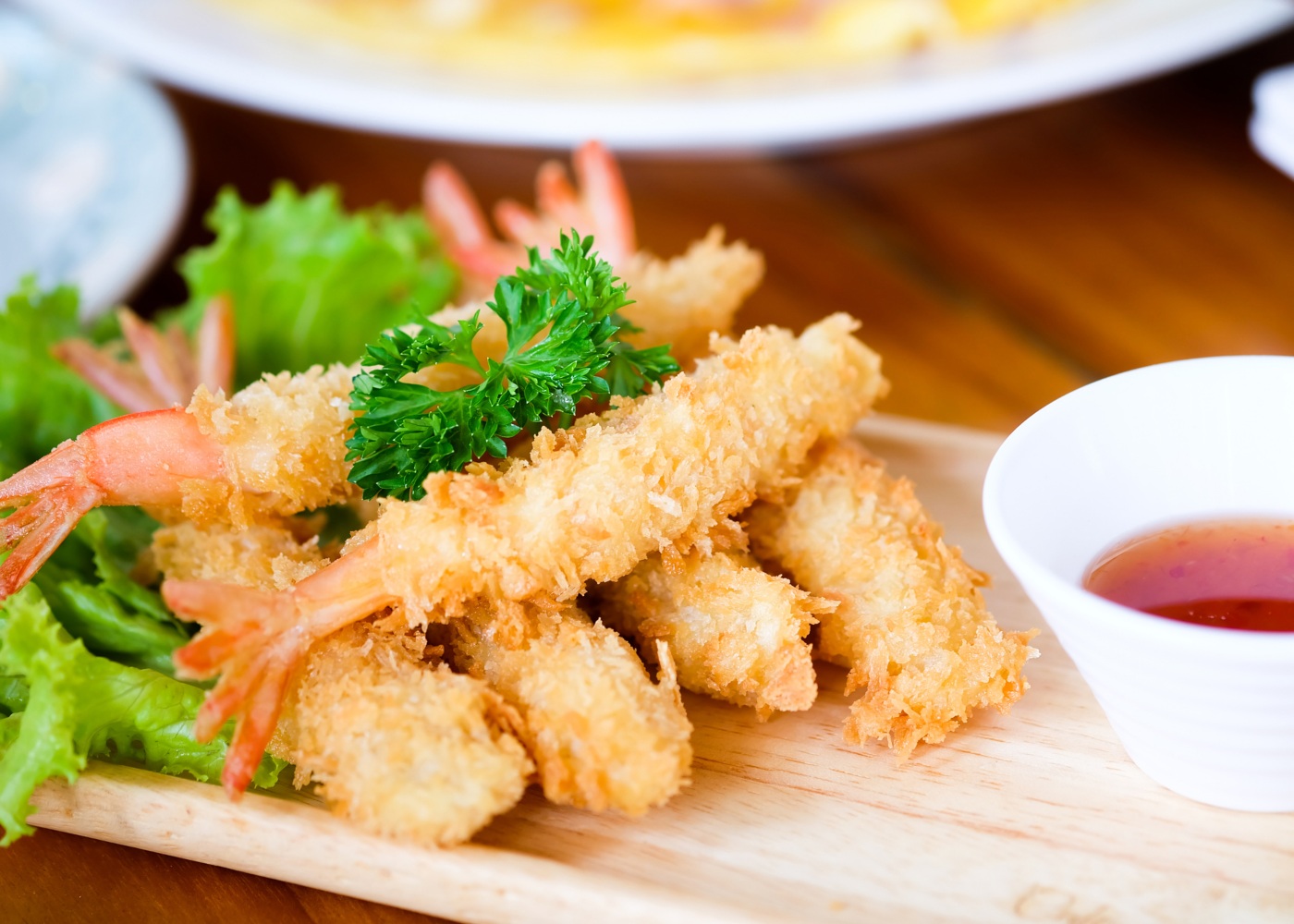 tempura de camarão