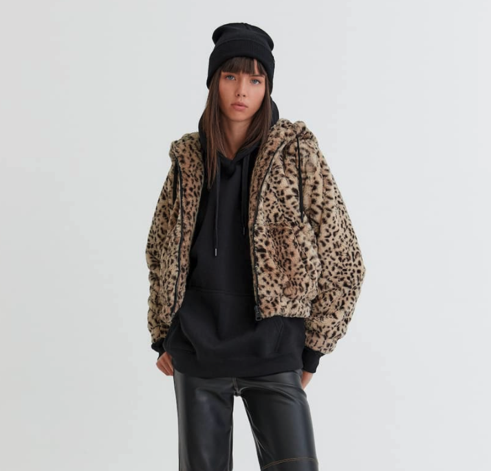 casaco leopardo