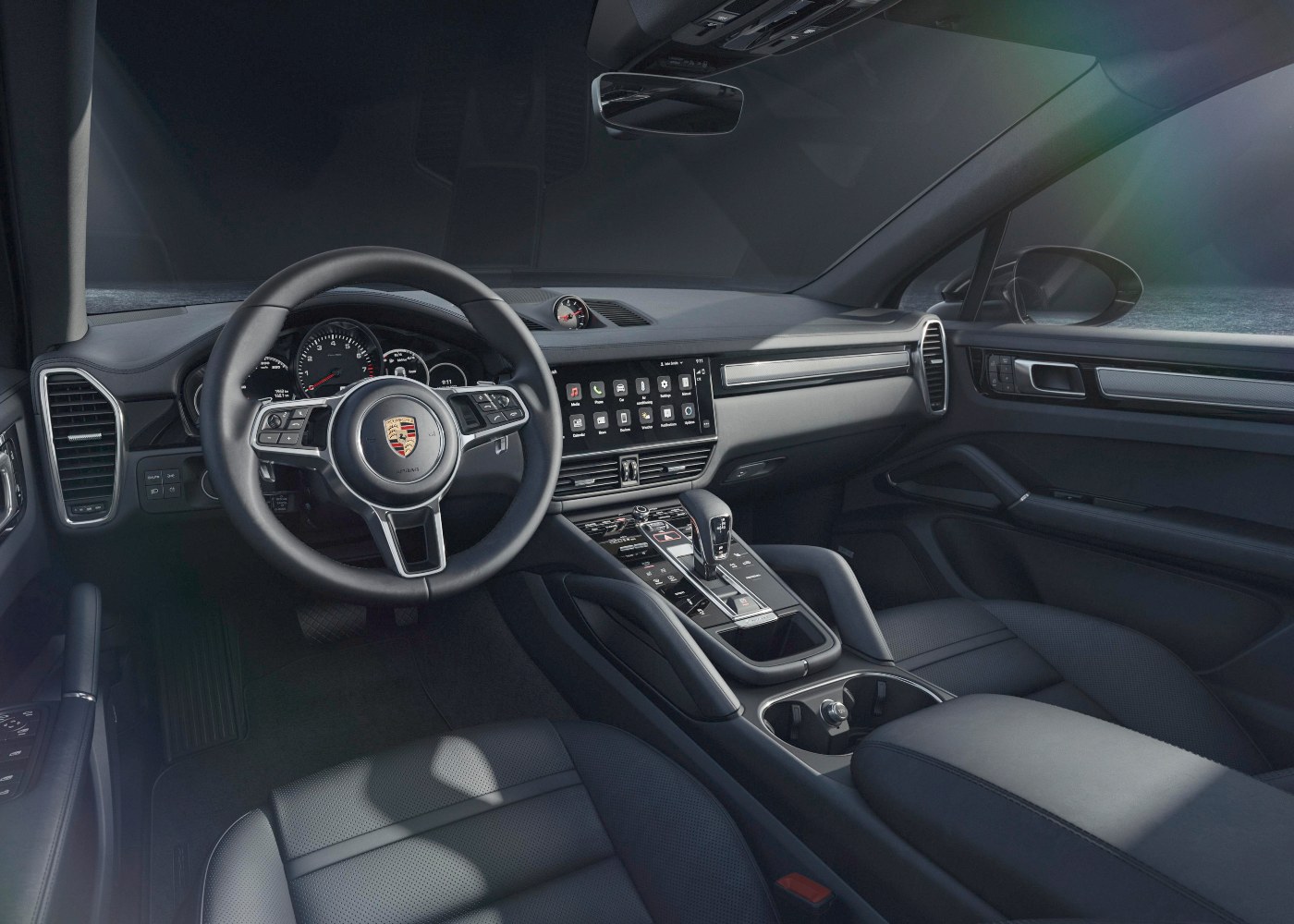 Interior do Porsche Cayenne