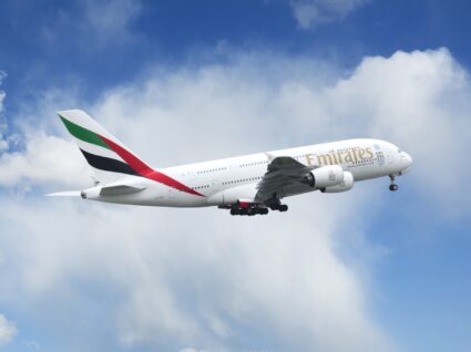 Avião da Emirates no Dubai