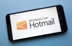 Smartphone com Hotmail