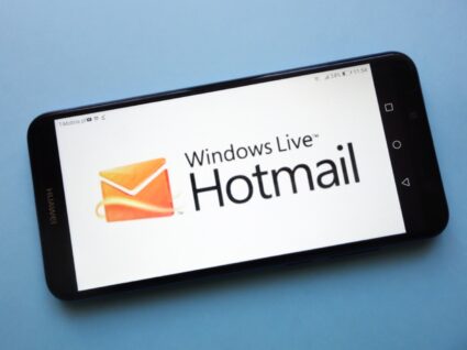 Smartphone com Hotmail