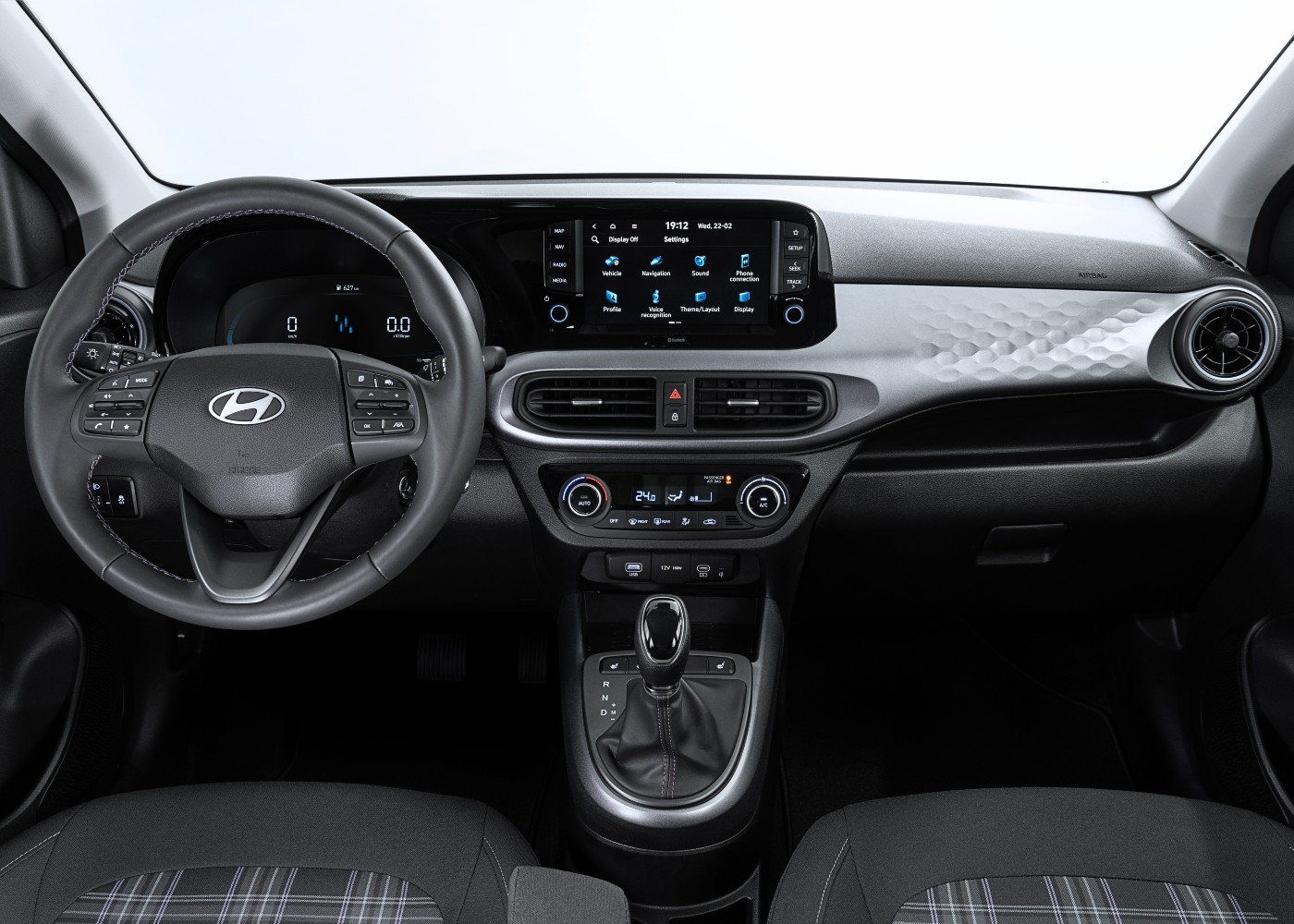 Interior do Hyundai i10