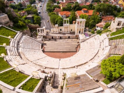 Anfiteatro romano em Plovdiv