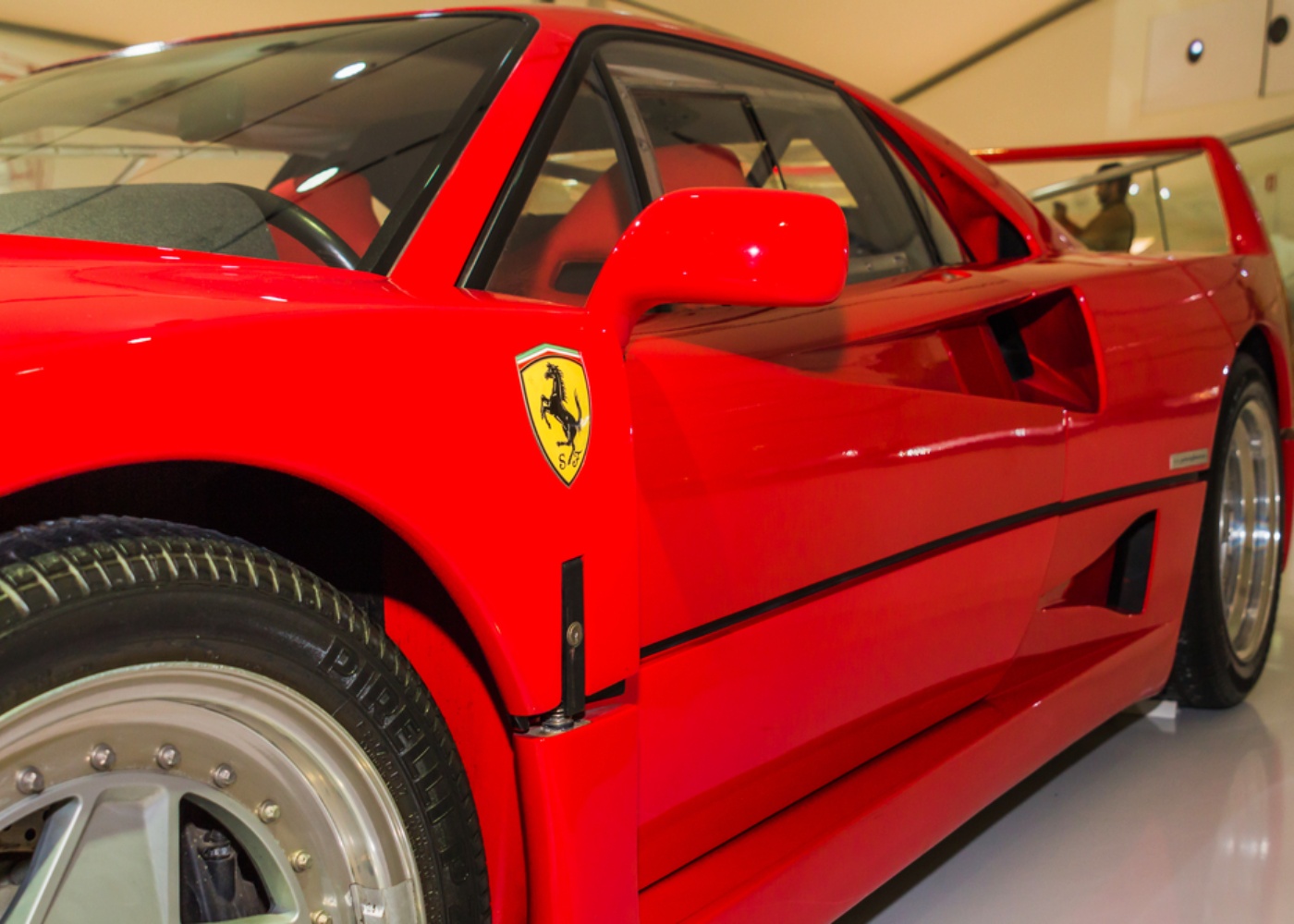 Pormenor do Ferrari F40